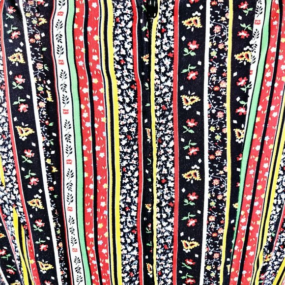 Vintage 1960s Folk Dress Square Dance Western M/L - Picture 12 of 14